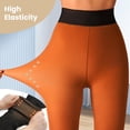 thumbnail image 3 of Medias con forro polar X-CHENG Sheer para mujer de invierno, 3 of 7