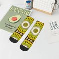 thumbnail image 5 of Salouo Yellow Mandala Pattern Unisex Middle Tube Socks,Middle-Finger Knee High Socks Over The Calf Tube Stocking Crew Stockings for Women and Men Tube Socks, 5 of 8