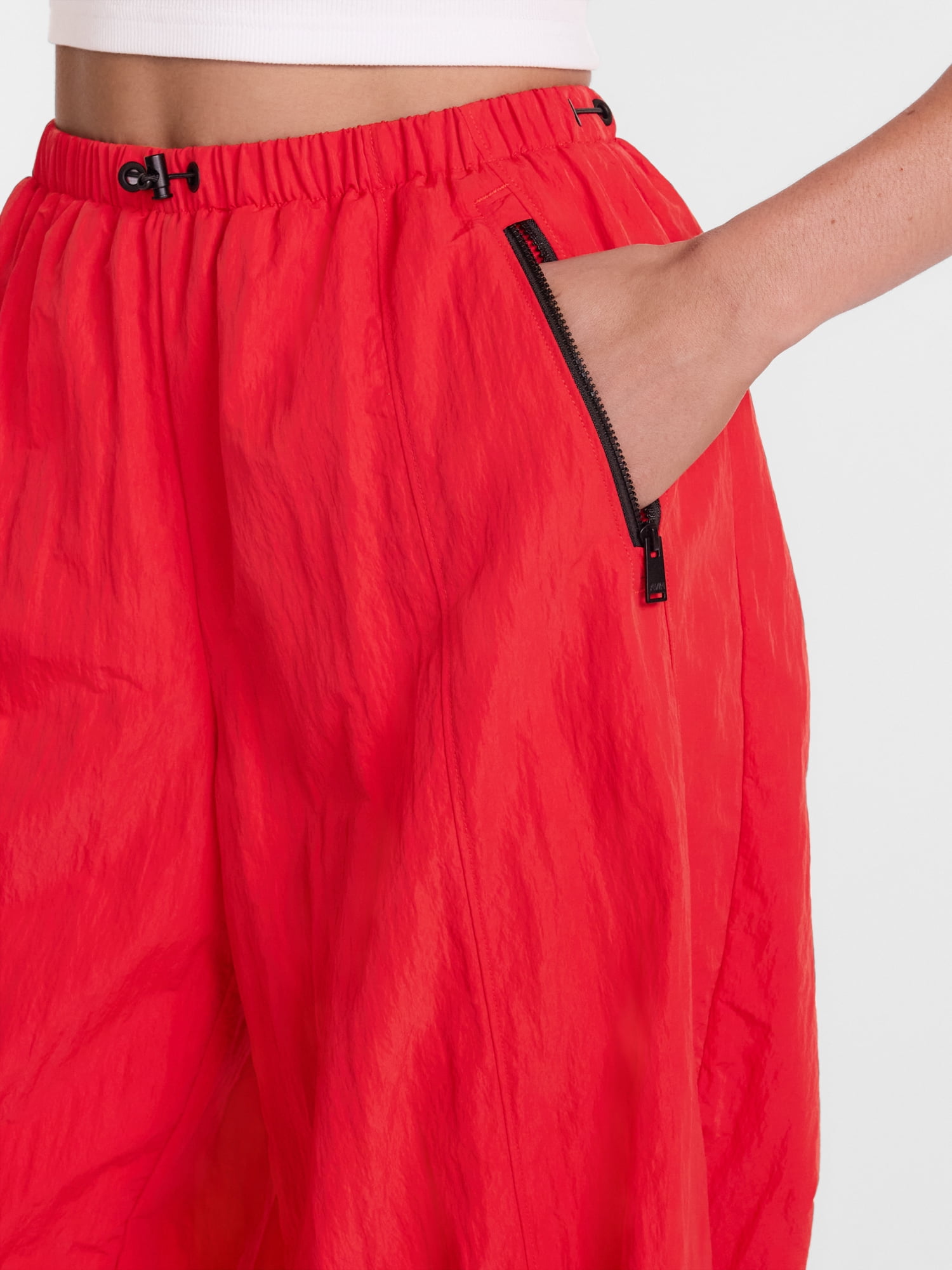 Avia Women's Nylon Balloon Pants, 31" Inseam, Sizes XS-XL