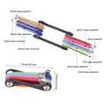 thumbnail image 3 of Outils de Vélo Réparant Ensemble, 9 en 1 Kit d'Outil de Réparation, Kit de Clé Étoile de Fente de Réparation de Vélo, Outil Manuel de Réparation de Démontage, Pièces de Réparation de Bit de Routeur, 3 of 8