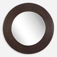 thumbnail image 3 of Uttermost Dutton Dark Walnut Round Mirror, 3 of 4