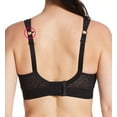 thumbnail image 3 of Panache Non-Wire Sports Bra (7341),32G,Black/Latte, 3 of 4