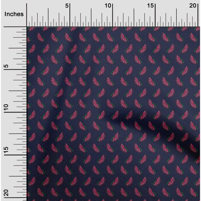 oneOone Tissu Georgette Viscose Imprimé Floral 1 Yard 42 Pouces de Large