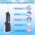 thumbnail image 3 of Cordless And Rechargeable Water Flosser, Oled Display Water Pick Teeth Cleaner, Powerful Oral Irrigator With 5 Modes, 5 Jet Tips, Ipx6 Waterproof For Home Travel, 3 of 5