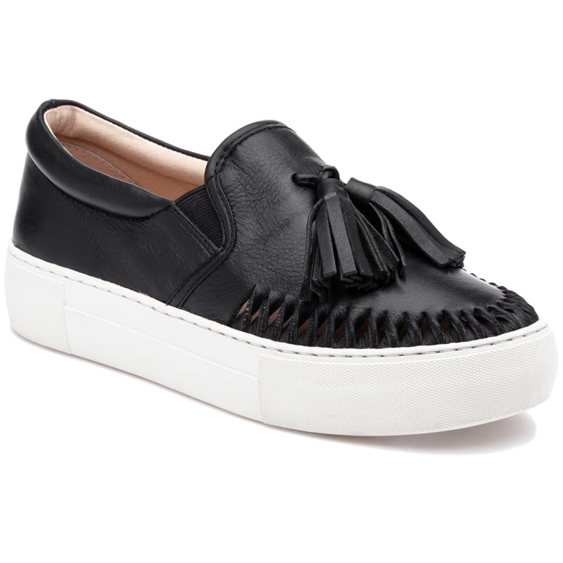 j slides tassel sneakers