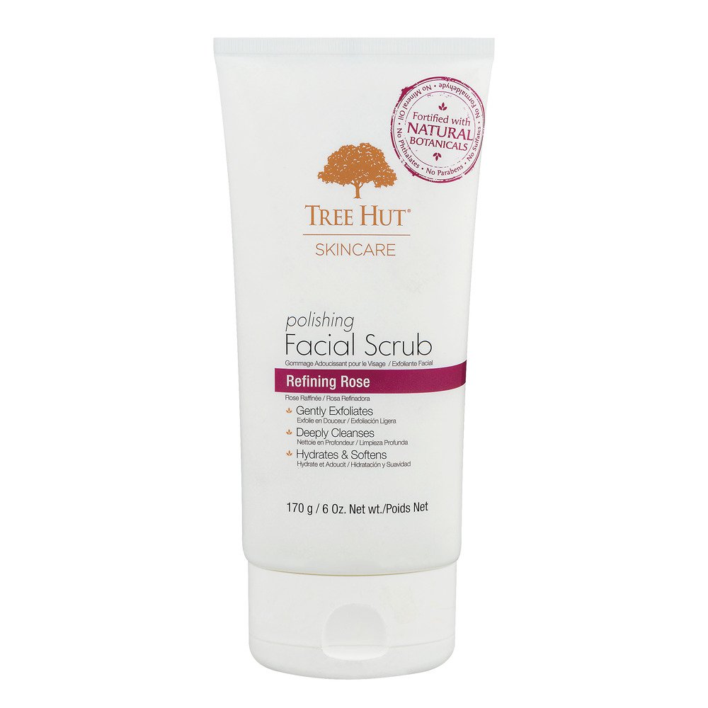 Tree Hut Polishing Facial Scrub, 6 Oz