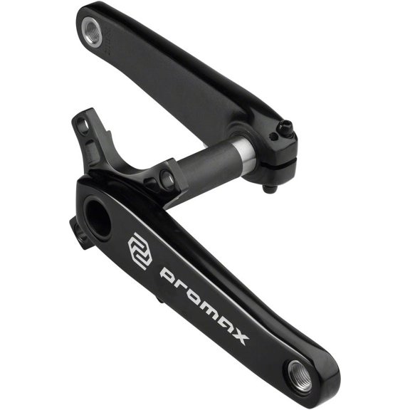 Promax HF-2 Crankset - 172.5mm, 24mm Spindle, 2-Piece, Black