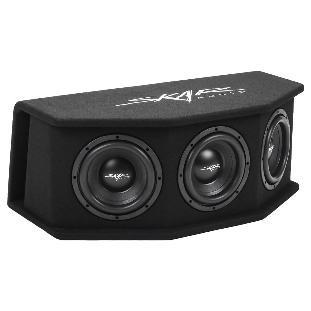 Skar Audio SDR3X8D2 Triple 8" 2,100 Watt Loaded SDR Series Vented Subwoofer Enclosure Walmart