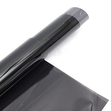 2 PLY 36"x100' Window Tint Roll 35% vlt Moderate Dark Ch. Black High Performance Film