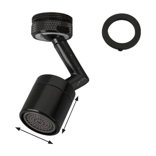 Faucet Aerator,720° Rotatable Splash Filter Kitchen Coper Faucet Sprayer Head Flexible Bathroom Tap Extender Adapter Foam Nozzle ,Water Saving
