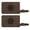 Brown, variant on ThisWear Travel Gifts Nautical Compass Luggage Tag Travel Luggage Tags for Flights Cruise Luggage Set Nautical Luggage Tag Set for Women 2-pack Laser Engraved Leatherette Luggage Tags Black
