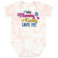 thumbnail image 3 of Inktastic My Mommy and Daddy Love Me with Hearts Boys or Girls Baby Bodysuit, 3 of 5