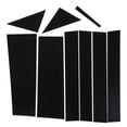 thumbnail image 4 of Side Door Window Cover, Scratch  10PCS Car Window Pillar Sticker Bright Black  For Vehicle, 4 of 7