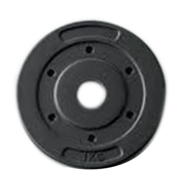 Discos para mancuernas antideslizantes, accesorio de fitness multiusos para sentadillas en el gimnasio en casa. 1 kg