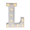 thumbnail image 1 of Wosthever 3D número 26 letras del alfabeto LED luz de noche interior pared colgante noche lámpara dormitorio boda cumpleaños fiesta Iluminación y accesorios letra L, 1 of 5