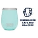 thumbnail image 4 of Vaso de vino YETI Rambler, 300 ml, con aislamiento al vacío, espuma de mar, 4 of 6
