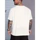 thumbnail image 2 of Men's Casual Short Sleeve T-Shirt with Psalm 91 Inspirational Print - Breathable Stretch Fabric, Round Neck, Machine Washable, Black with White Text - All-Season Comfort, 2 of 6