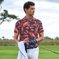 thumbnail image 3 of Polo Shirts for Men, Shrimp No.9043 Cuteness Casual Mens Polo Shirts Short Sleeve Button Down Classic Mens Golf Polo Shirts, 3 of 7
