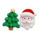 thumbnail image 3 of 2 uds pendientes Fernando Navidad alce muñeco de nieve, 3 of 8
