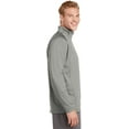 thumbnail image 2 of Sport-Tek Men's 100 Percent Polyester Fleece 1/4-Zip Pullover - F243, 2 of 4