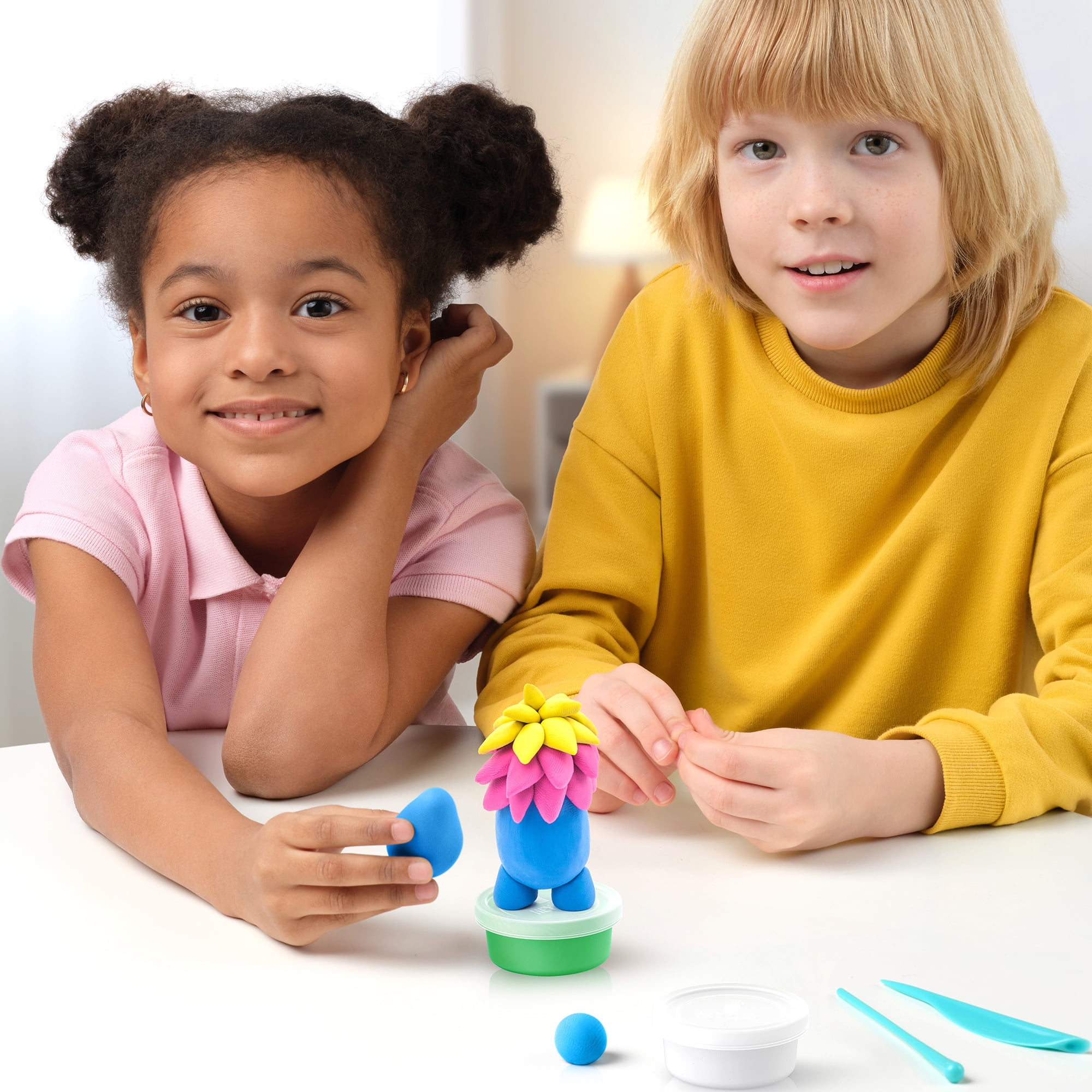 Hey Clay Monsters, Air Dry Clay Kit with Interactive App for Kids & Tweens