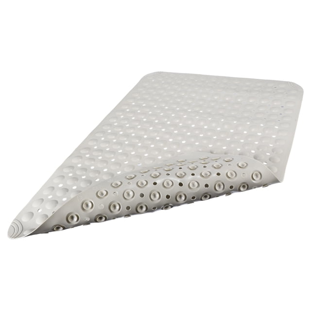 Alfombrilla de baño antideslizante, alfombrilla de ducha lavable a máquina para bañera, antideslizante 34.65"x23.23" color caqui