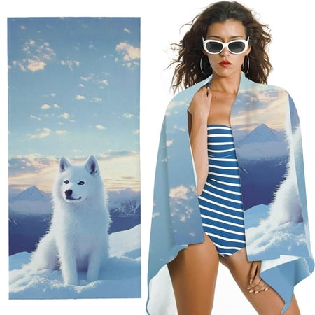 Fox Family Animal Beach Towel Swim Pool