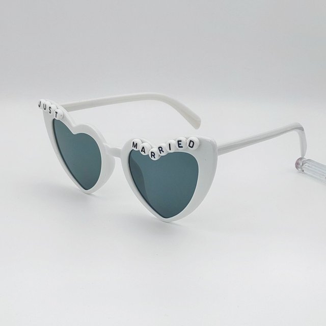 Gafas de sol de boda, gafas de sol de amor para mujeres, gafas de sol de alta calidad para hombres, gafas de fiesta de protección solar de verano