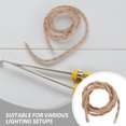 thumbnail image 3 of OHOIOLLA 2Ud Cable Vintage Para Lámparas Industriales Con Cuerda Trenzada Y Retro Khaki, 3 of 8