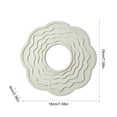 thumbnail image 2 of Silicone Trivet Mat Heat Resistant, Multipurpose Silicone Placemat with Bottle Opener, Non Slip Countertop Protector Mat for Kitchen, Dining, Hot Pots and Pans, 2 of 7
