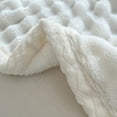 thumbnail image 6 of Vacemry Under $5 Fleece Throw Blanket, Soft Warm Fluffy Cream Solid Color for Couch Bed, Lightweight Polyester Lap Blanket for Travel, Cozy Decorative for Living Room, 6 of 6