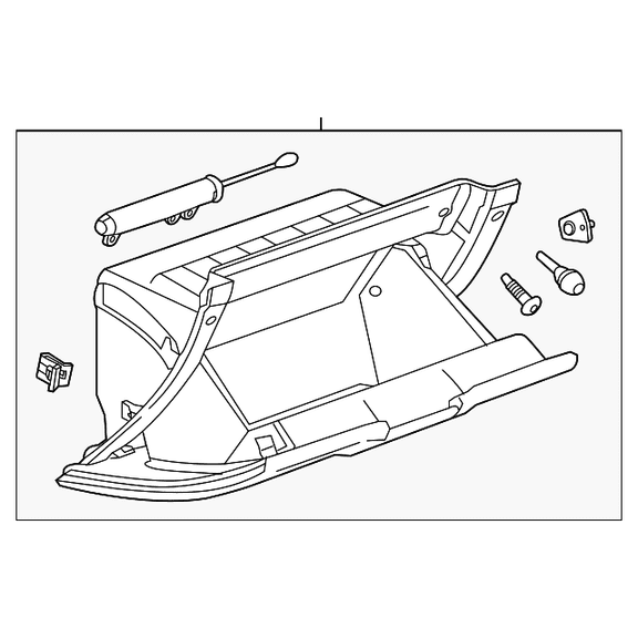 Genuine OE GM Glove Box Assembly 22817729