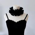 thumbnail image 6 of Victorian Ruffled Collar Elegant Sweet Girls Blouse Collar Lapel Choker Decorative Lapel for Lady Medieval Cosplay, 6 of 7