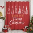 thumbnail image 2 of Shower Curtains for Bathroom-36"x72",Merry Christmas Words Waterproof Bath Curtain Grommet Shower Curtain Set with Hooks,, 2 of 9