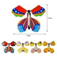 thumbnail image 4 of 5Pcs/Set Elegant Butterfly Shape Flying Card Toy Beautiful Handmade ABS Flying Trick Toy for Kids, 4 of 11