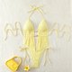 thumbnail image 1 of Trajes de baño para mujer, bikinis de cintura alta con cordón ajustable, traje de baño de una pieza fruncido, trajes de baño para mujer, trajes de baño para mujer, traje de baño para mujer, trajes de, 1 of 7