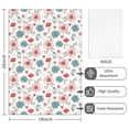thumbnail image 2 of 2 Pcs Pioneer Flower Floral Print Pattern Kitchen Towels, Funny Microfiber Dish Towel Set, 18" X 26" Tea Towels, 2 of 6