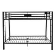 Bellemave Metal Bunk Bed Twin XL over Queen, Heavy Duty Bunk Bed Frame