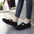 thumbnail image 2 of GLYGML Women's Knit Mary Jane Sneakers Lightweight Breathable Walking Shoes with Non-Slip Sole for Casual Daily Wear, 2 of 5