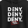 thumbnail image 3 of Jersey Shore - Deny Deny Deny - Juniors Cropped Pullover Hoodie, 3 of 5