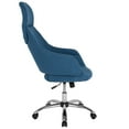 thumbnail image 2 of Flash Furniture Marbella Home and Office Upholstered High Back Chair in Blue Fabric, 2 of 4