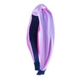 thumbnail image 2 of opolski Women Knotted Headband Candy Color Fabric Hair Hoop Elastic Head Band Wide Hairband Hair Accessories Purple, 2 of 8