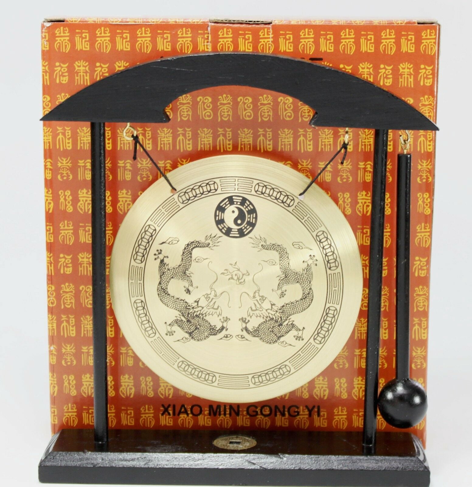 ERROR Zen Table Gong Dragon Feng Shui Meditation Desk Bell Home Decor Gift EHD