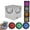5silvery, variant on RyanK Clearance Lamp Colorful RGB Wall Lamp With Remote Control Modeling Color LED Wall Lamp