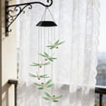 thumbnail image 2 of VibHome Outdoor Solar Wind Chime Garden Balcony Dragonflies LED Courtyard Decoration Hanging Metal Wind Chime Light For Patio Yard Home, 2 of 7