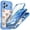 Brown, variant on ELEHOLD Magnetic Case for iPhone 17 Pro Max with Built-in Screen Protector, Compatible with Mag Safe Accessories,Full Body Shockproof Clear Back Protective Case Cover for iPhone 17 Pro Max,Pinkblue