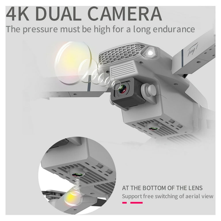 RC Drone with FPV Camera 720p HD Live Video Feed 2.4GHz 6 Axis Gyro Quadcopter for Kids Adults Selfie Drone with Altitude Hold One Key Start