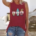 thumbnail image 1 of Daisyyozoid Chemise de Pâques Joyeuses pour Femmes Mode Décontractée Sans Manches Imprimée Chandails en Molleton Dames Gilet, 1 of 5