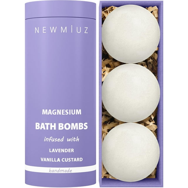 Bomba de baño New Miuz Magnesio Lavanda Vainilla para pieles sensibles