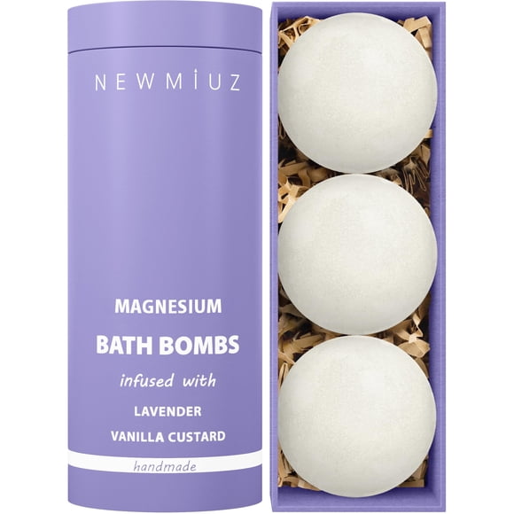 Bomba de baño New Miuz Magnesio Lavanda Vainilla para pieles sensibles